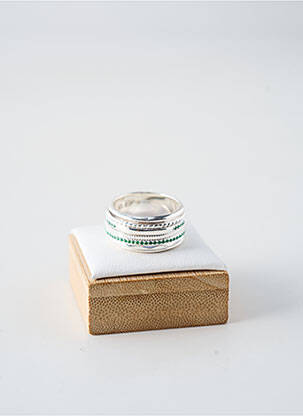 Bague ornement pierre vert CANYON femme