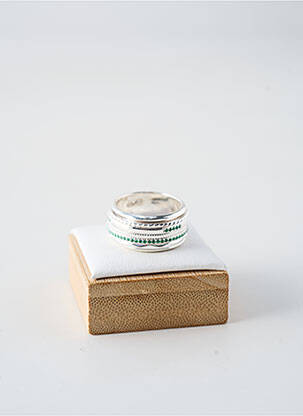 Bague ornement pierre vert CANYON femme