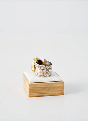 Bague ornement pierre marron CANYON femme