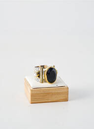 Bague ornement pierre noir CANYON femme
