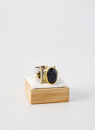 Bague ornement pierre noir CANYON femme