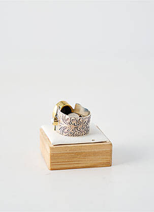 Bague ornement pierre noir CANYON femme