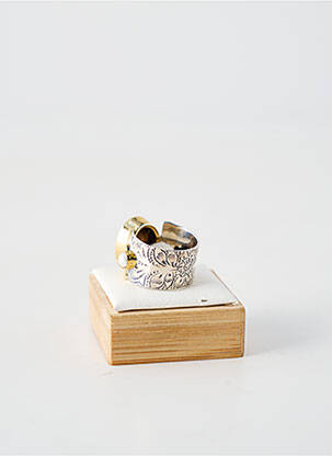 Bague ornement pierre marron CANYON femme