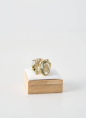 Bague ornement pierre vert CANYON femme