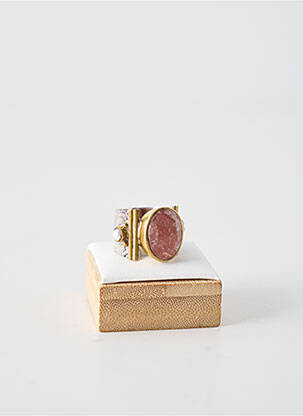 Bague ornement pierre marron CANYON femme