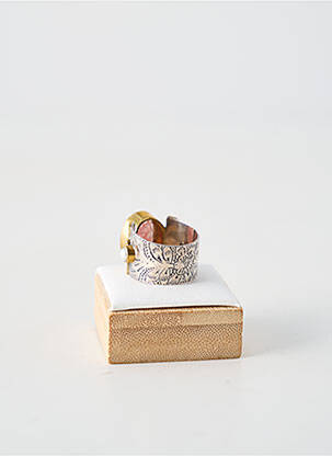 Bague ornement pierre marron CANYON femme