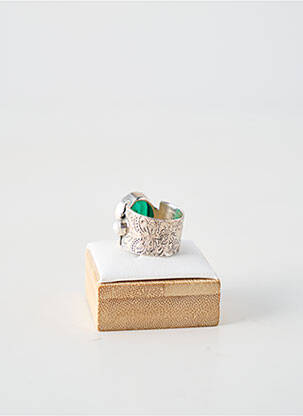 Bague ornement pierre vert CANYON femme