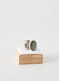 Bague ornement pierre bleu CANYON femme