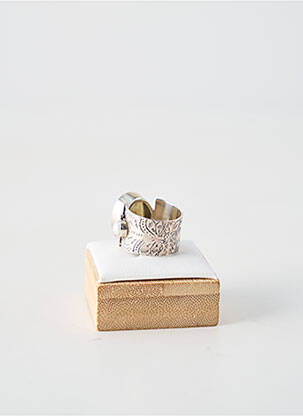 Bague ornement pierre bleu CANYON femme