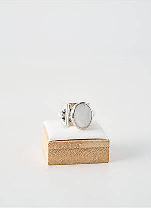 Bague ornement pierre blanc CANYON femme