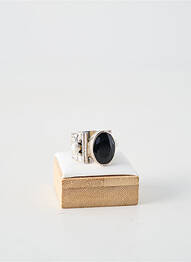 Bague ornement pierre noir CANYON femme