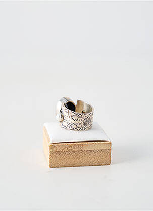 Bague ornement pierre noir CANYON femme