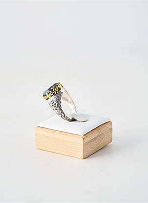 Bague ornement pierre bleu CANYON femme