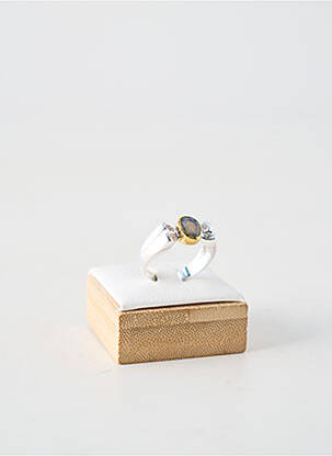 Bague ornement pierre bleu CANYON femme