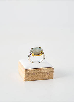Bague ornement pierre vert CANYON femme