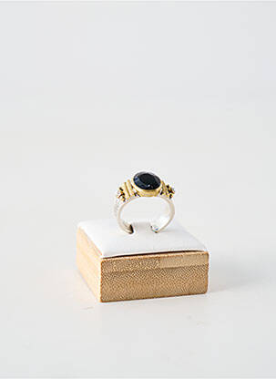 Bague ornement pierre noir CANYON femme