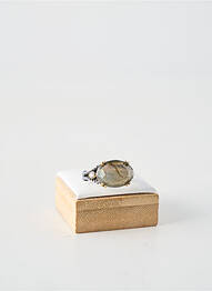 Bague ornement pierre bleu CANYON femme