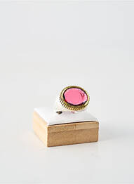 Bague ornement pierre rose CANYON femme