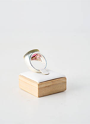 Bague ornement pierre rose CANYON femme