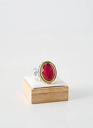 Bague ornement pierre rouge CANYON femme
