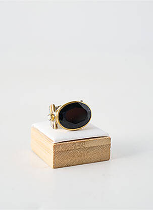 Bague ornement pierre noir CANYON femme