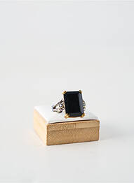 Bague ornement pierre noir CANYON femme