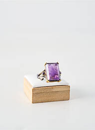 Bague ornement pierre violet CANYON femme