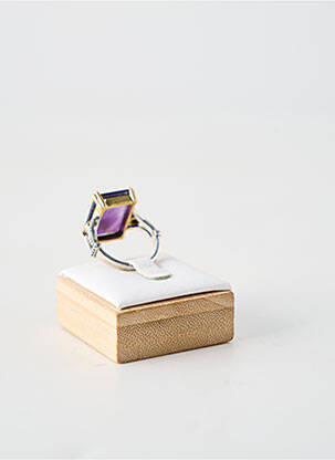 Bague ornement pierre violet CANYON femme
