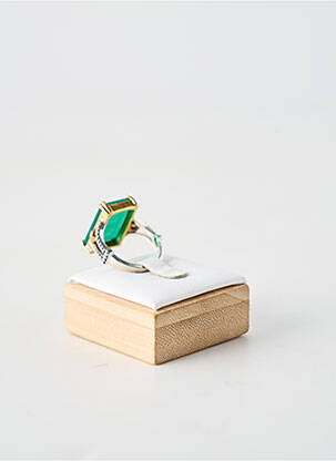 Bague ornement pierre vert CANYON femme