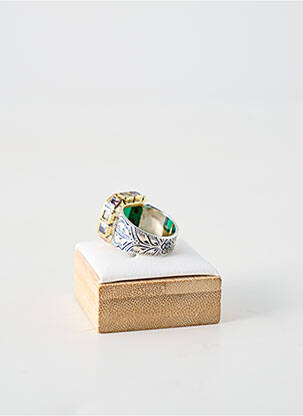 Bague ornement pierre vert CANYON femme