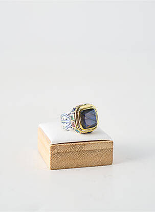 Bague ornement pierre bleu CANYON femme