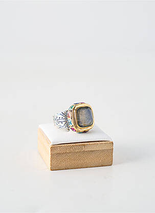 Bague ornement pierre marron CANYON femme
