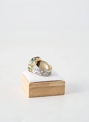 Bague ornement pierre marron CANYON femme