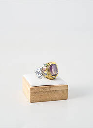 Bague ornement pierre violet CANYON femme
