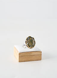 Bague ornement pierre marron CANYON femme