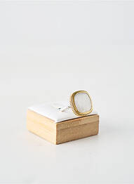Bague ornement pierre blanc CANYON femme