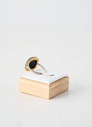Bague ornement pierre noir CANYON femme