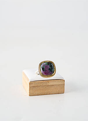 Bague ornement pierre vert CANYON femme