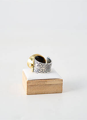 Bague ornement pierre noir CANYON femme