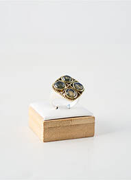 Bague ornement pierre marron CANYON femme