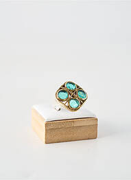Bague ornement pierre vert CANYON femme