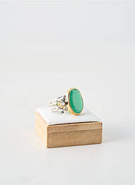 Bague ornement pierre vert CANYON femme