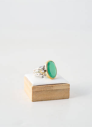 Bague ornement pierre vert CANYON femme