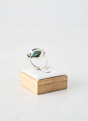 Bague ornement pierre bleu CANYON femme