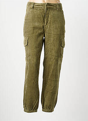 Pantalon cargo poches vert LPB femme