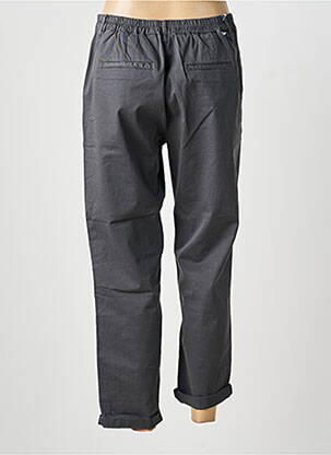 Pantalon droit taille élastique gris HAPPY femme