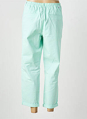 Pantalon droit taille élastique bleu HAPPY femme
