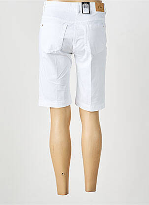 Bermuda coupe droite blanc ZRS TIMELESS femme