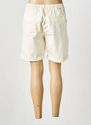 Bermuda coupe droite beige HAPPY femme