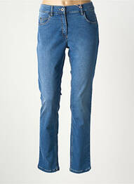 Jeans coupe slim stretch taille normale bleu ZRS TIMELESS femme